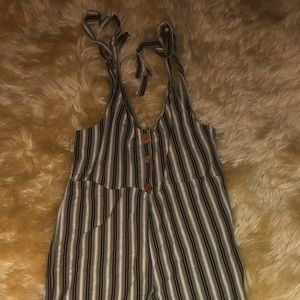 Striped jumpsuit